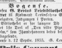 JØDISK MILJØ I BOGENSE I 100 ÅR - Foredrag i København, 4. juni. kl. 17.00